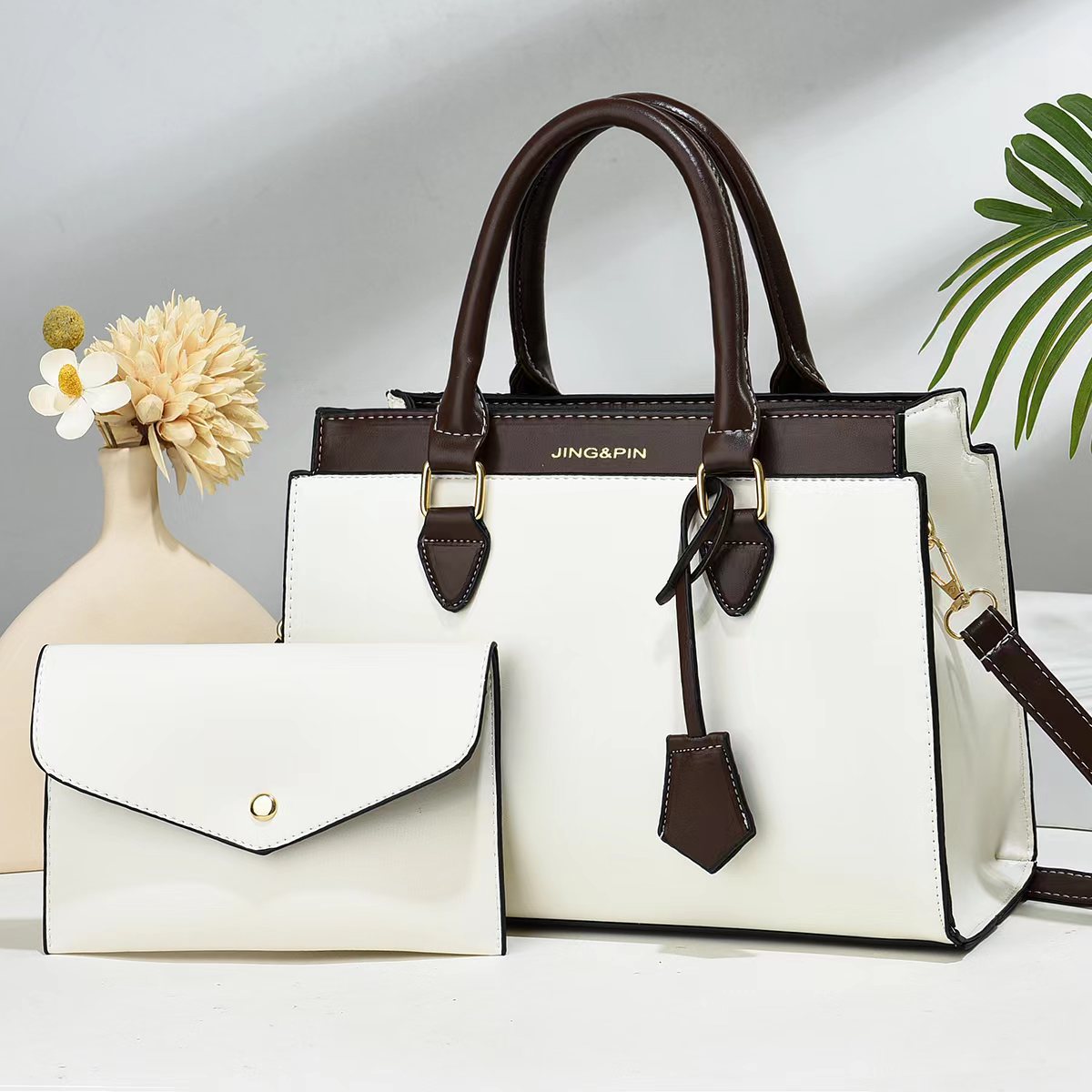 Wholesale PU Pure Color Mother Bag